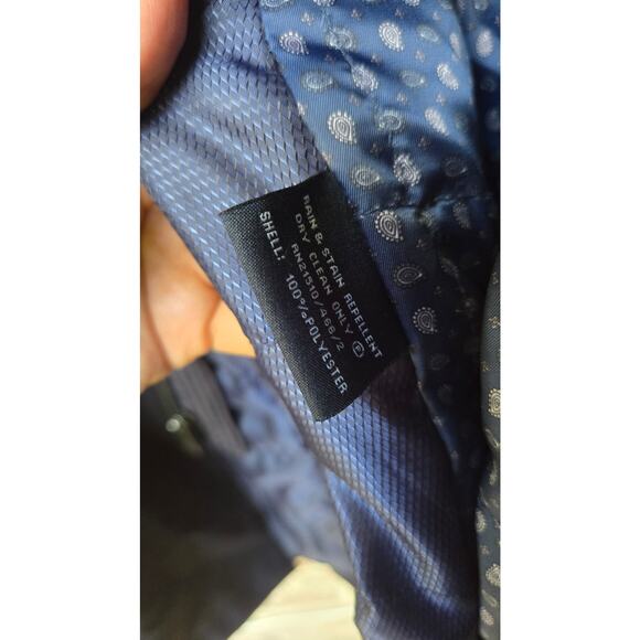 HART SCHAFFNER MARX Men's navy blue Hartsdale All Weather Raincoat size 48R - Picture 8 of 12